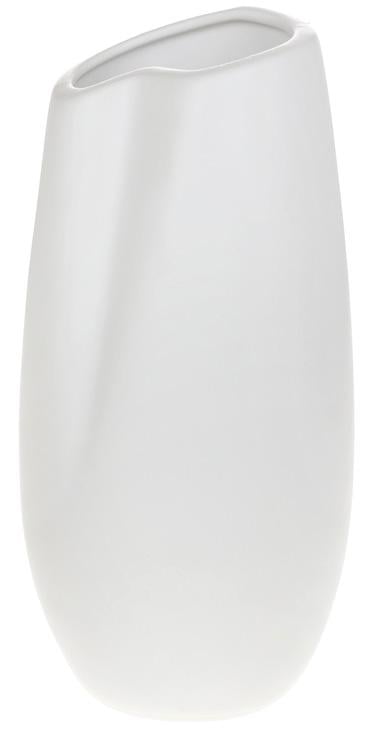 Ваза фарфоровая Stone Flower Элегия Ø12х24 см Белый матовый (BD-727-500)