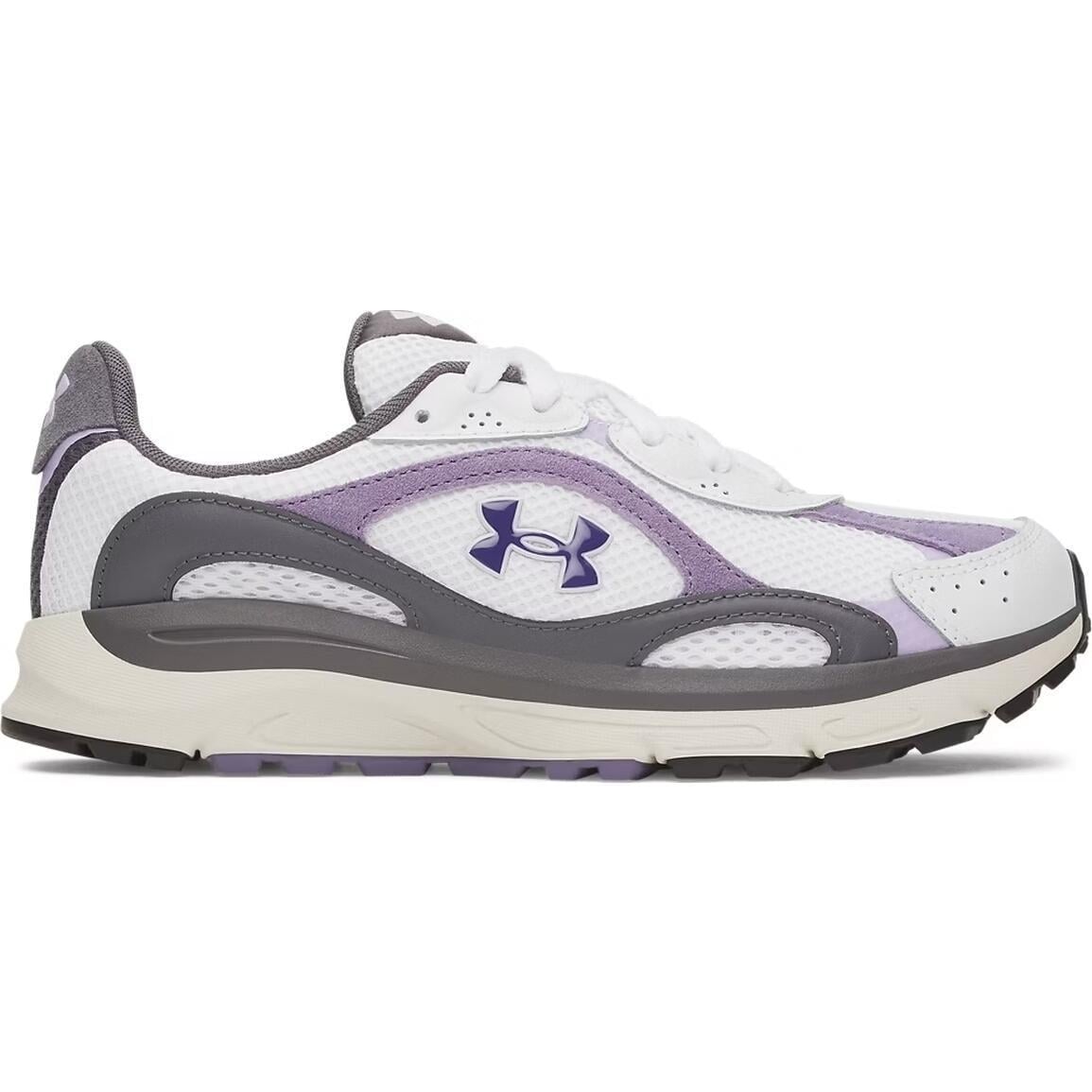 Кроссовки женские Under Armour TECH RUNNER р. EU-38,5 Бело-фиолетово-серый (6007575-101)