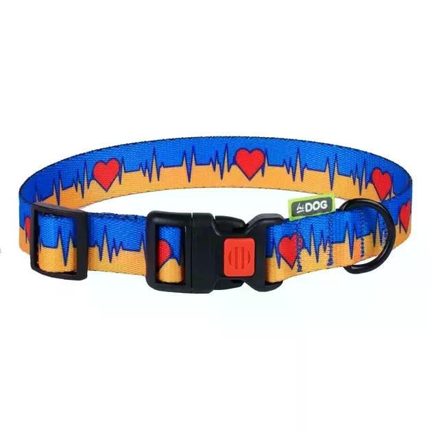 Ошейник для собаки ТМ HIDOG Жизнь ширина 25 мм обхват шеи 43-66 см XL (105/1033)