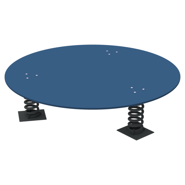 Гойдалка на пружині для дитячого майданчика Kidigo Пласо 180х180х47 см Синій (1127670984)