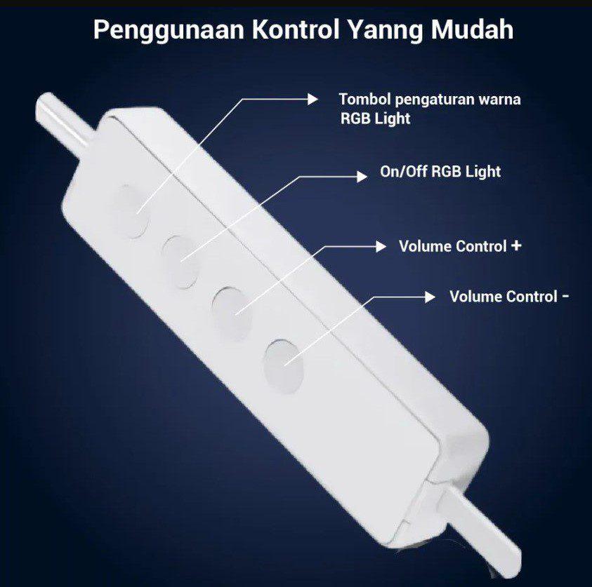 Колонки компьютерные Kisonli X21 Bluetooth 20W USB RGB light White - фото 5