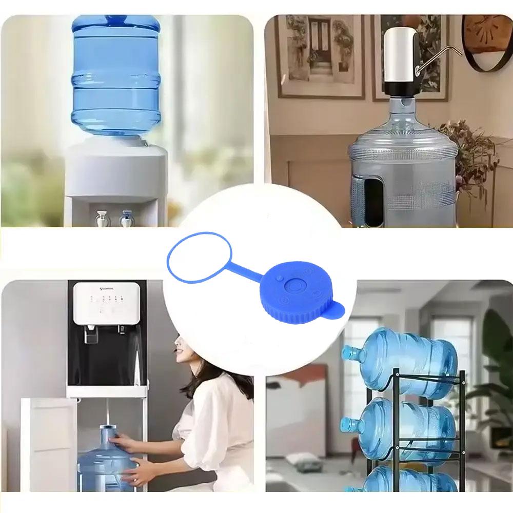 Крышка для бутылей с водой на 13-19 л с клапаном для помпы универсальная резиновая (NR0214_1) - фото 4