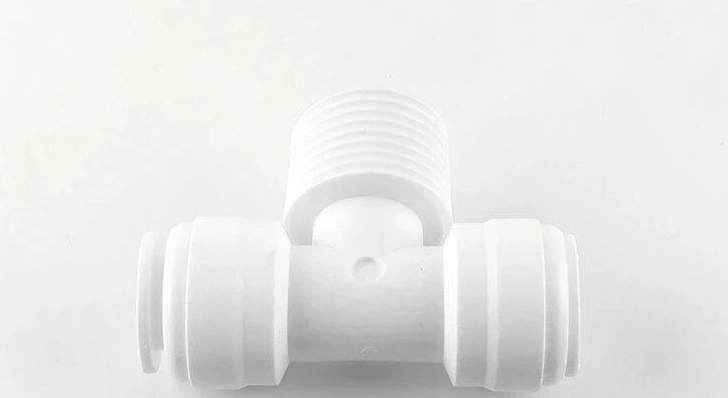 Фитинг Т-образный 1802-D трубка 3/8"-резьба 1/2"-трубка 3/8" (66778802525)
