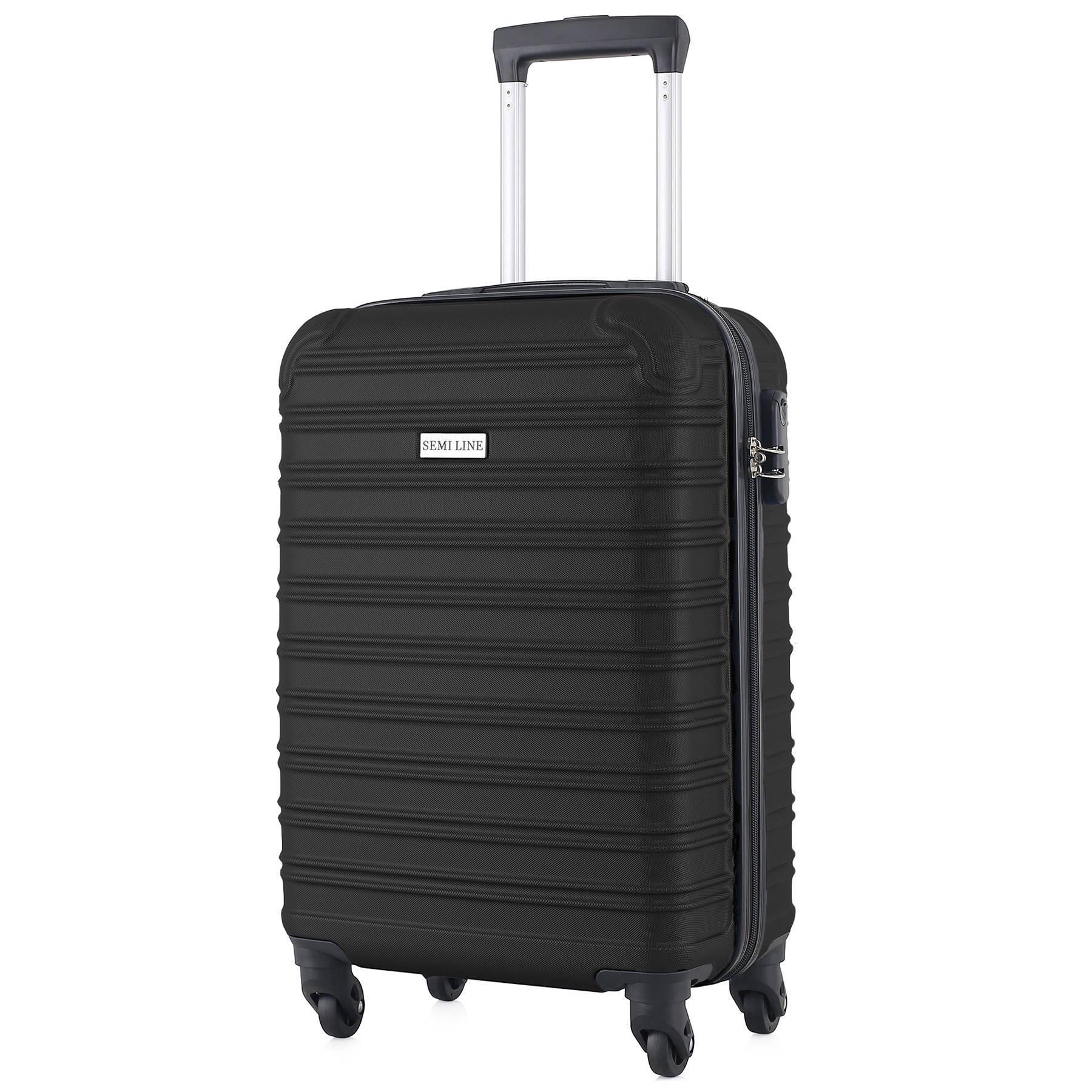 Чемодан Semi Line 20" S Black (T5636-1)