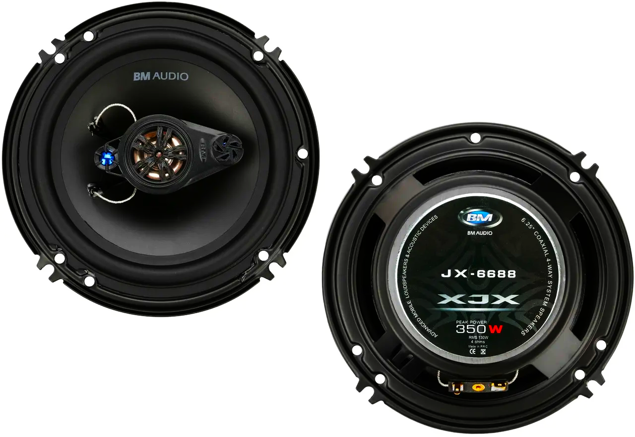 Автоакустика BOSCHMANN BM Audio JX-6688 350W чортирьохсмугові 16x9 см (23274025)