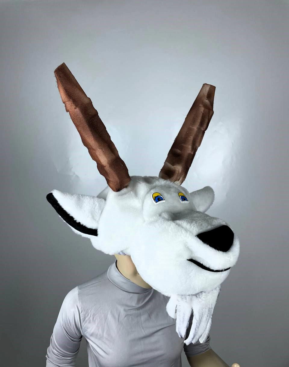 Головной убор рождественский Козы взрослый для аниматоров - фото 2