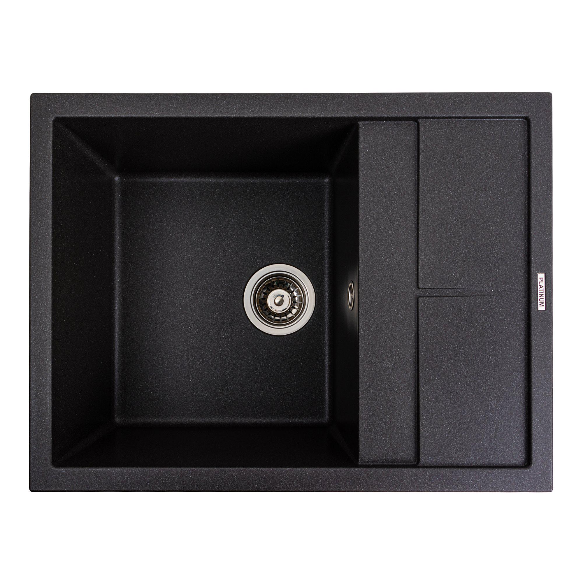 Мийка для кухні гранітна Platinum 6550 LOTOS матова Моріон Мийка для кухні гранітна Platinum 6550 LOTOS матова Моріон