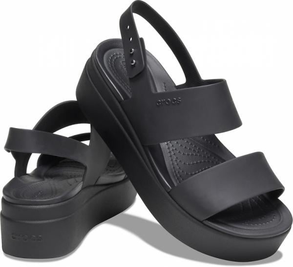 Босоножки женские Crocs Brooklyn Low р. 39-40 Black/Black (17750434)