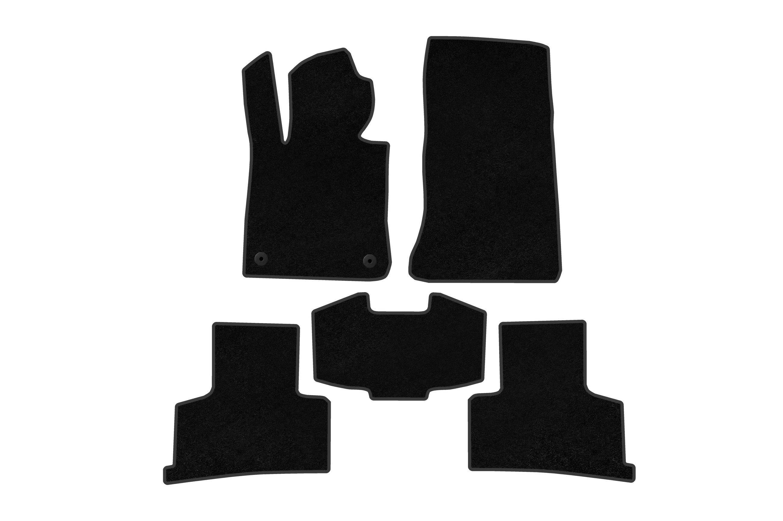 Коврики автомобильные Digital Designs Premium для Mercedes GLC X254 2022- гг. ткань Черный (184954)