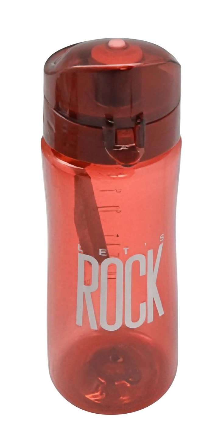 Пляшка-поїлка Rock 520 мл пластикова Red (30981)