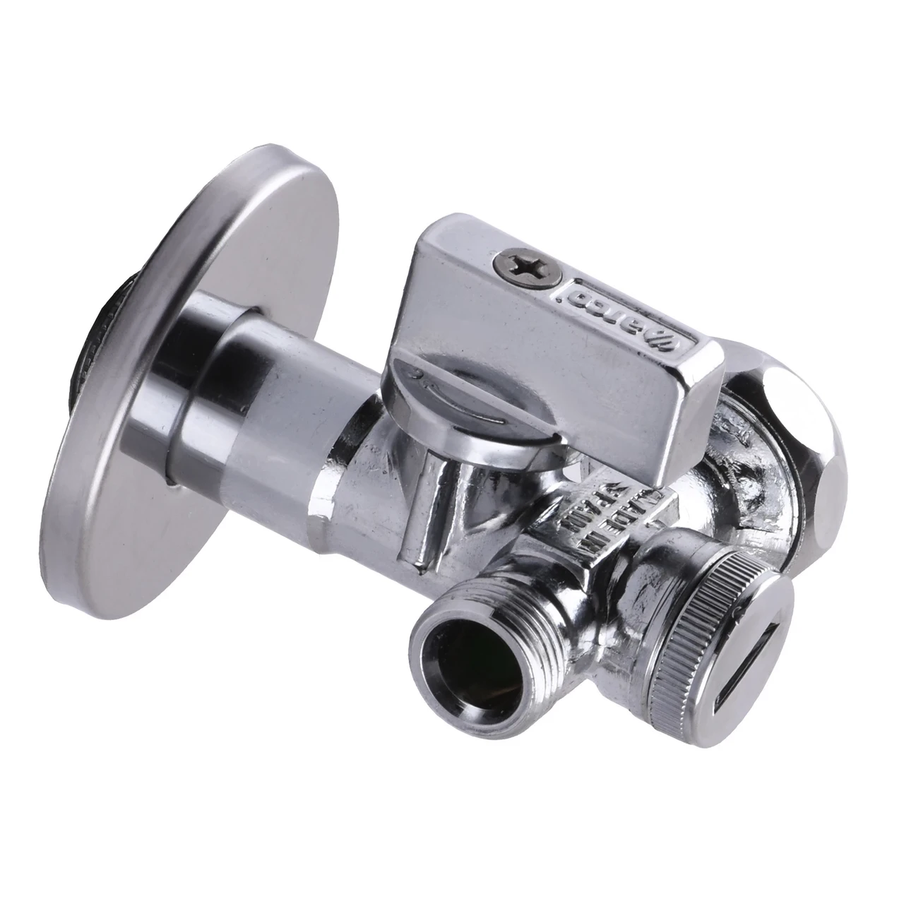 Кран шаровой угловой двойной Arco 1/2"х 3/4"х3/8" DUAL29 (1200000254)