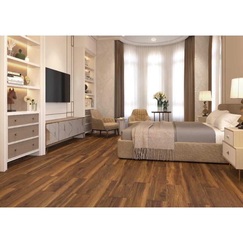 Керамічна плитка та керамограніт Ecoceramic ceramica Gres Smartwood Rect 19,8x120 см Brown (12137775) - фото 2