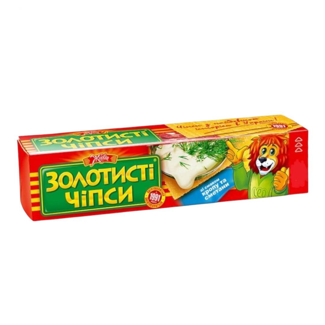 Чипсы картофельные Жайвир Золотистые Укроп-сметана 50 г (00000002964)