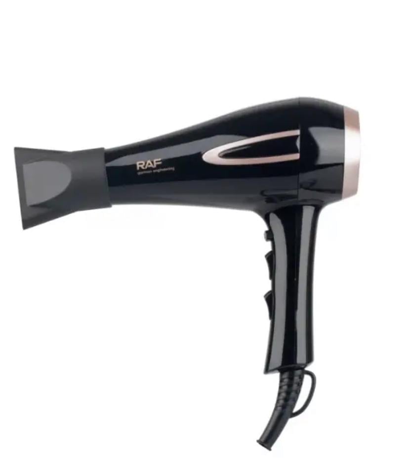 Фен RAF R-408 2200W с концентратором Черный