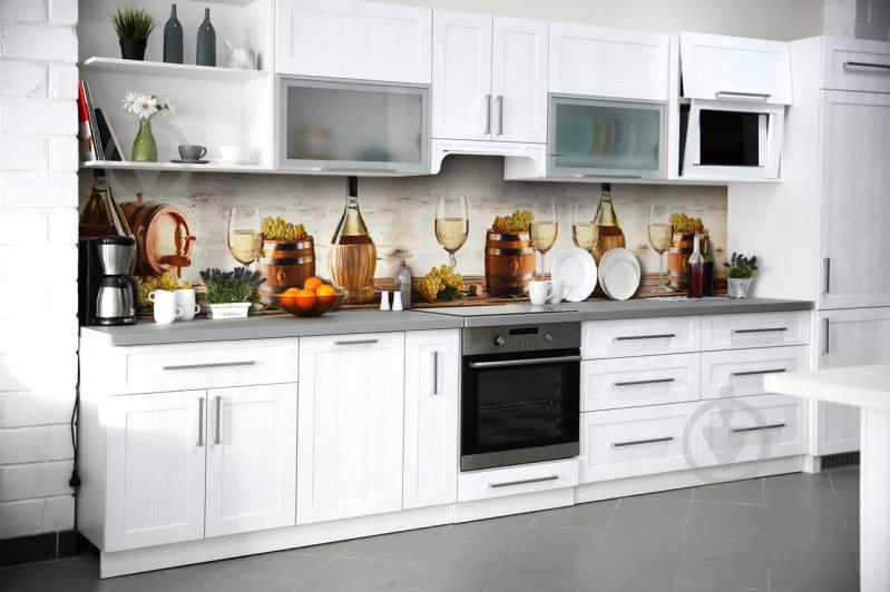 Наклейки кухонный фартук  Zatarga "Бочки" 600х2500 мм Коричневый (Z180325)