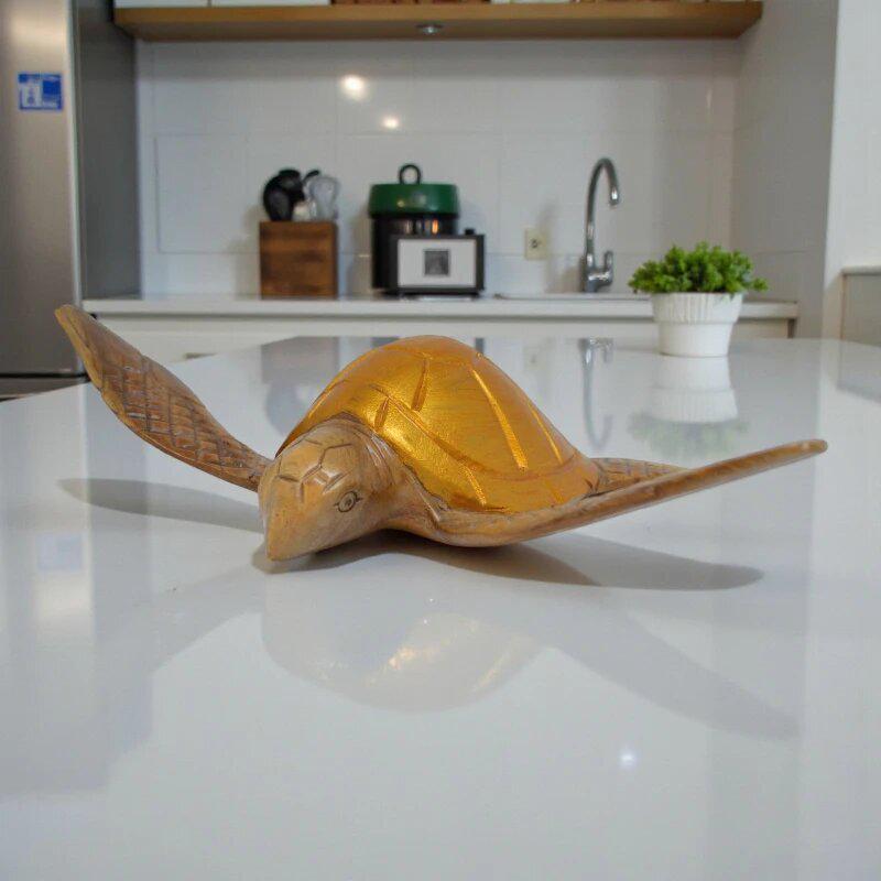 Статуетка різьблена Giorgio Butnari Морська черепаха 19х28х6 см (FH-0053)