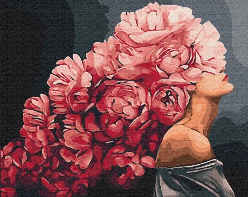 Картина по номерам Brushme Цветочные размышления 40x50 см (BSM-B53115)