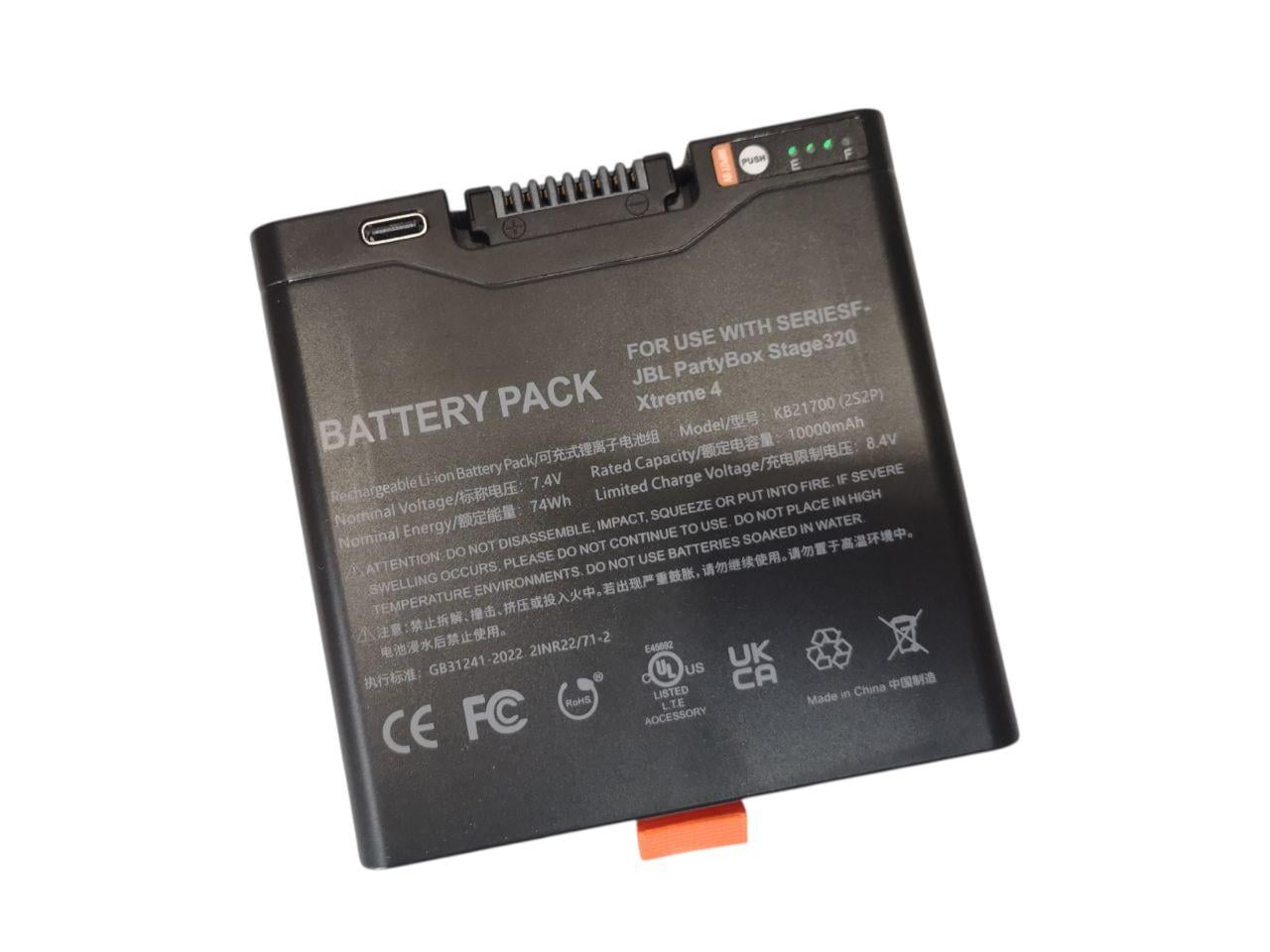 Аккумулятор для JBL Xtreme 4/PartyBox Stage 320/FG4CELL21700X 10000 mAh 74Wh