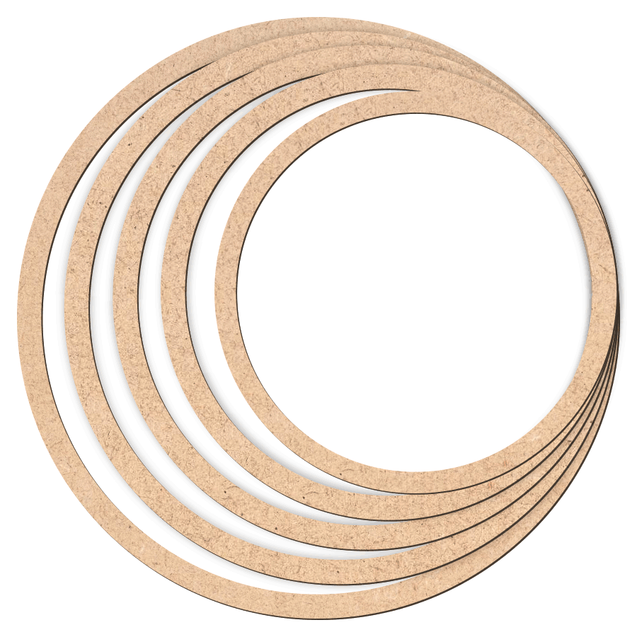 Набор оснований для декорирования ROSA TALENT Ловец снов 5 шт.