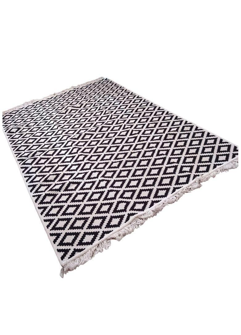 Килим Doll Black and White універсальний двухсторонній 160х250 см (TC303375539)