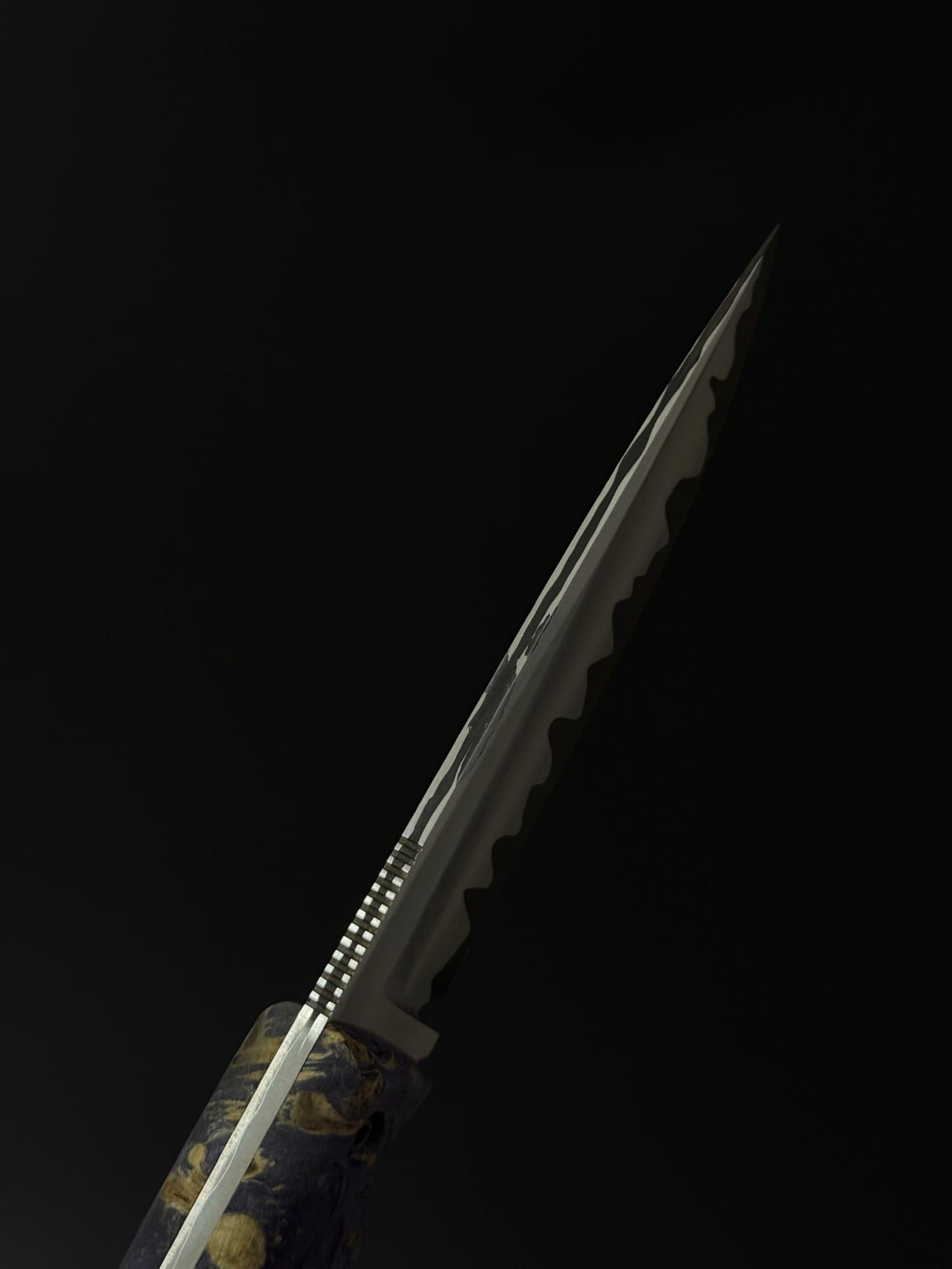 Нож туристический сталь ламинат Gorillas BBQ CPM10V (KN229) - фото 7 Нож туристический сталь ламинат Gorillas BBQ CPM10V (KN229) - фото 7