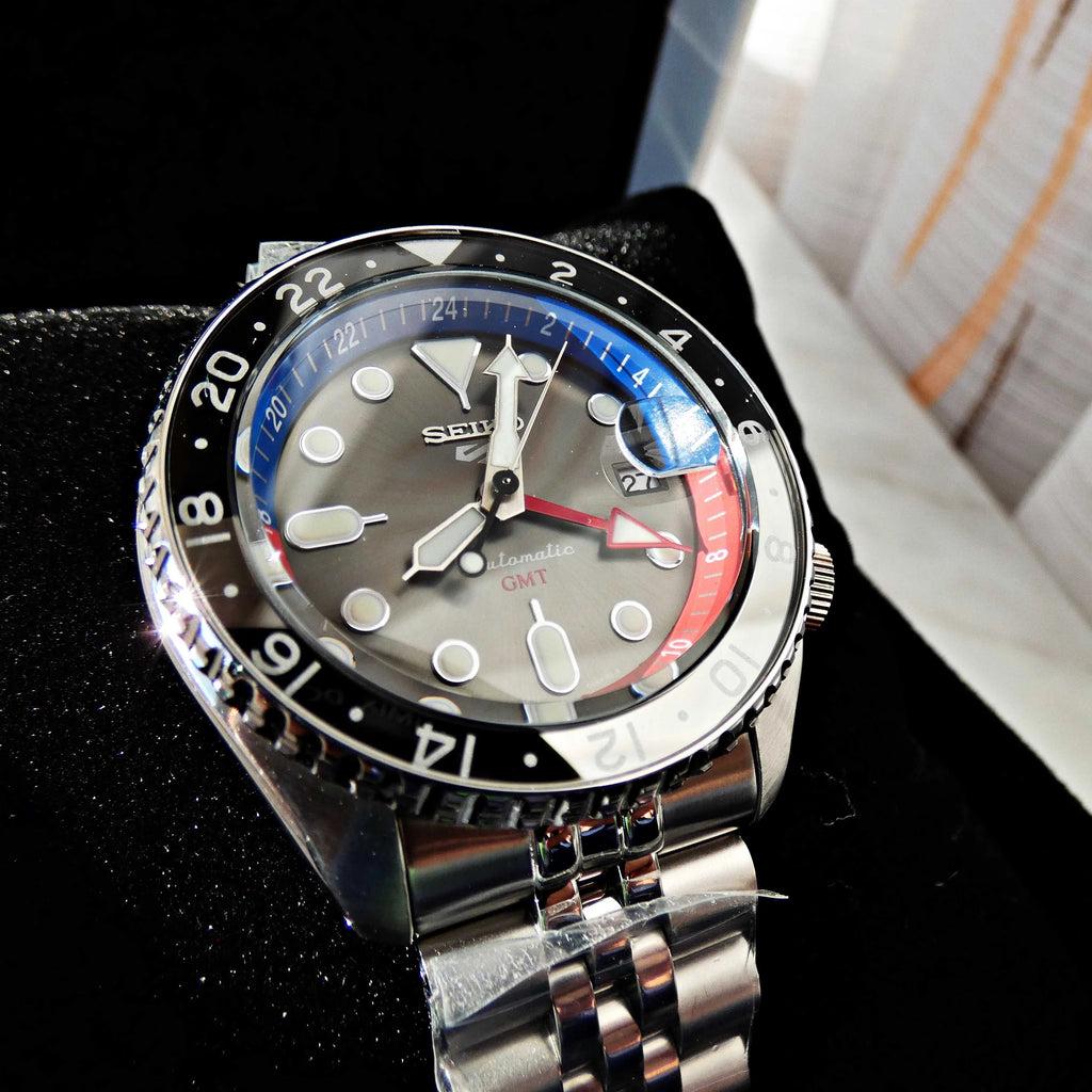 Годинник чоловічий Seiko 5 Sports GMT (SSK019K1) - фото 7 Годинник чоловічий Seiko 5 Sports GMT (SSK019K1) - фото 7