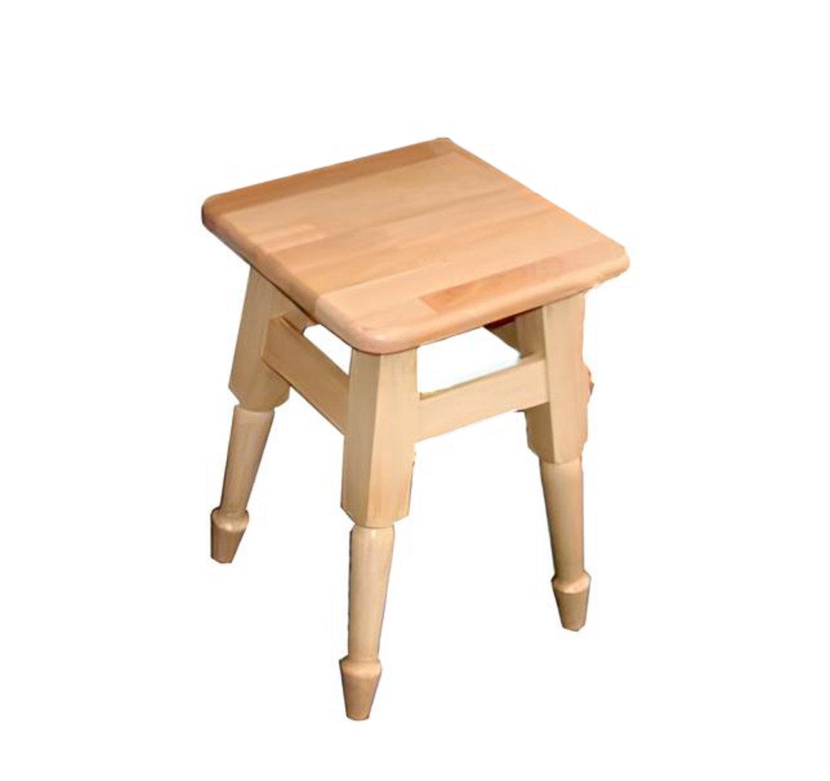 Табурет обідній Мікс Меблі Ніжка точена Бук натуральний - фото 1 Табурет обідній Мікс Меблі Ніжка точена Бук натуральний - фото 1