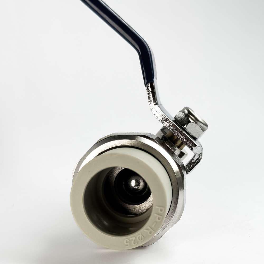 Кран SANTAN шаровой с наружной резьбой 25х3/4" PP-R (53937) - фото 3 Кран SANTAN шаровой с наружной резьбой 25х3/4" PP-R (53937) - фото 3