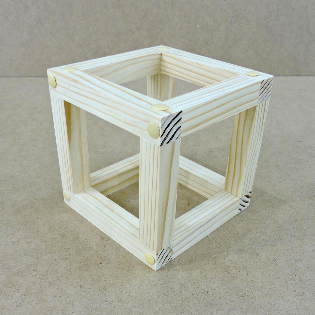 Полиця настінна для квітів з дерева Оризонти model A Бланже (ЦВС-100801)