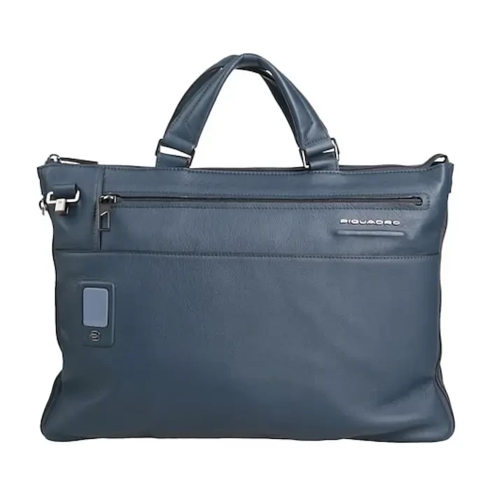 Сумка для ноутбука Piquadro диагонали экрана 15" кожа Синий (2141188237)