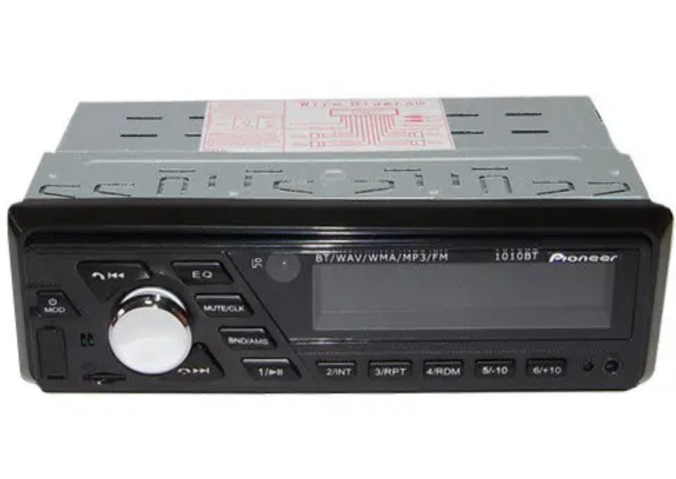 Автомобильная магнитола 1010BT 1 DIN с Bluetooth USB SD AUX LED-дисплеем и пультом дистанционного управления удобная