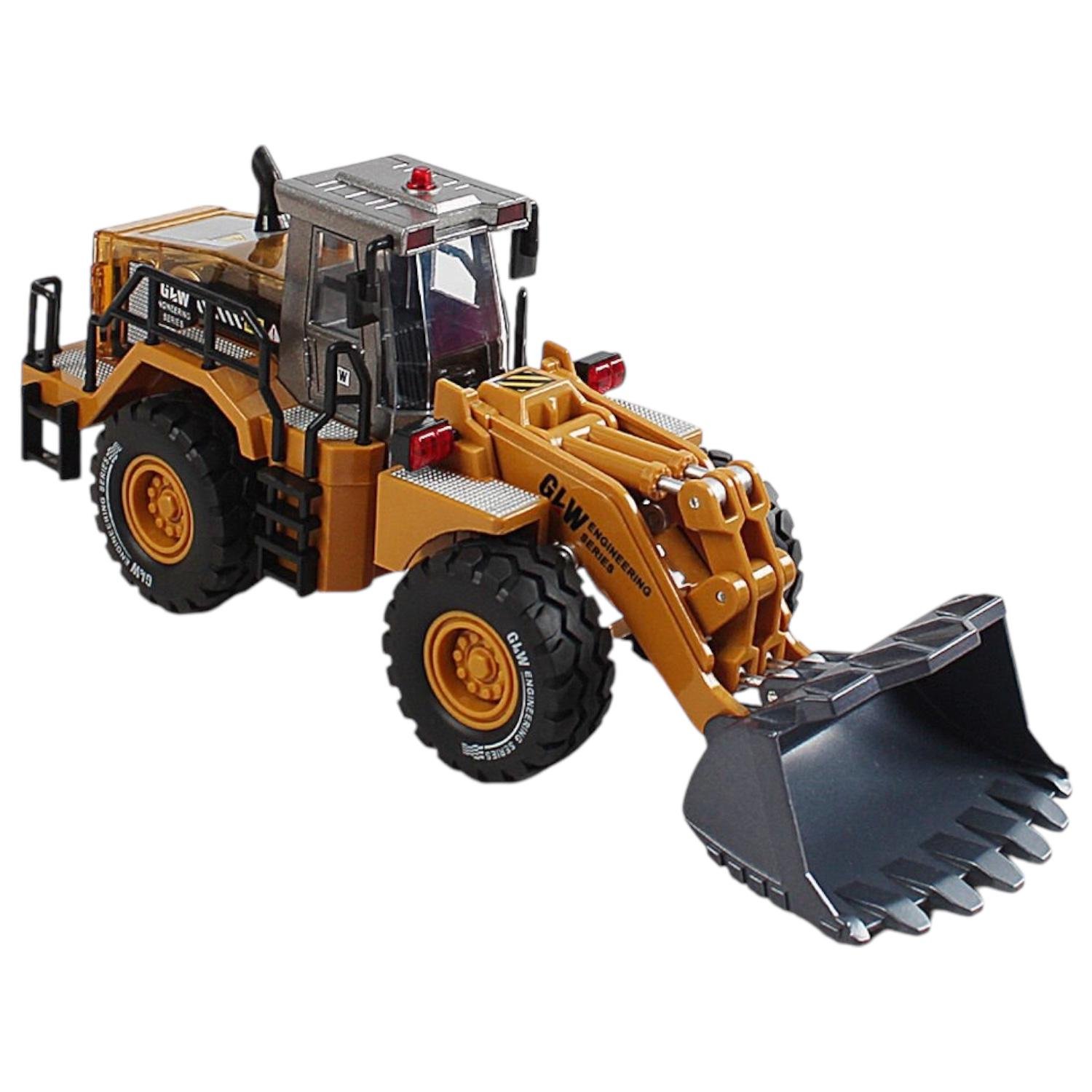 Машинка металопластикова TK Union Group Спецтехніка TK-61715/36 Трактор навантажувач фронтальний в коробці (113616)