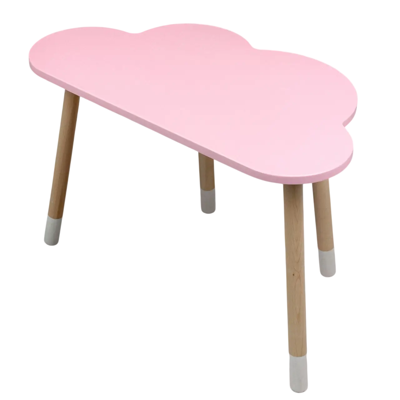 Столик дитячий дерев'янний хмаринка 46х70х40 см Рожевий (150-7-54324)