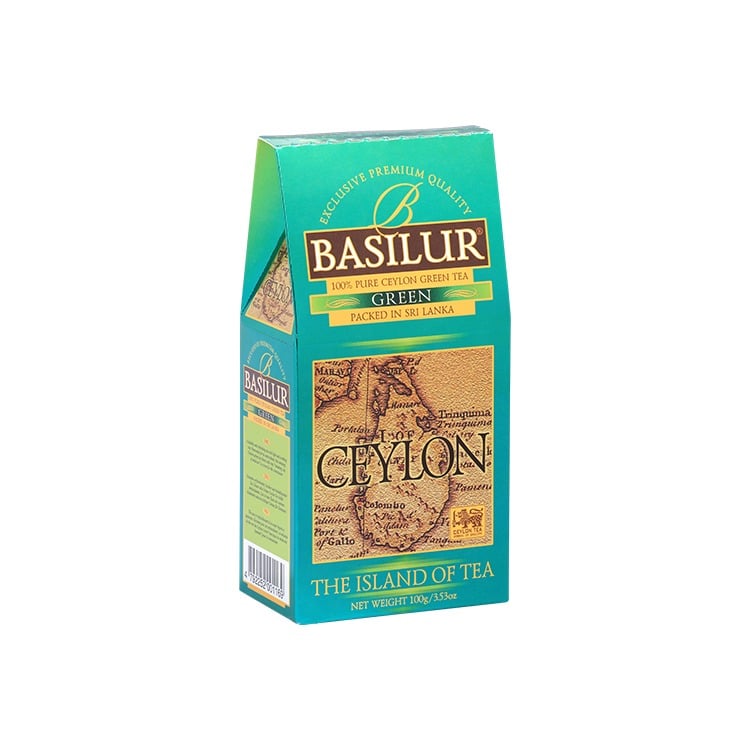 Чай зелений Basilur Острів Цейлона Зелений 100 г (BAS040)