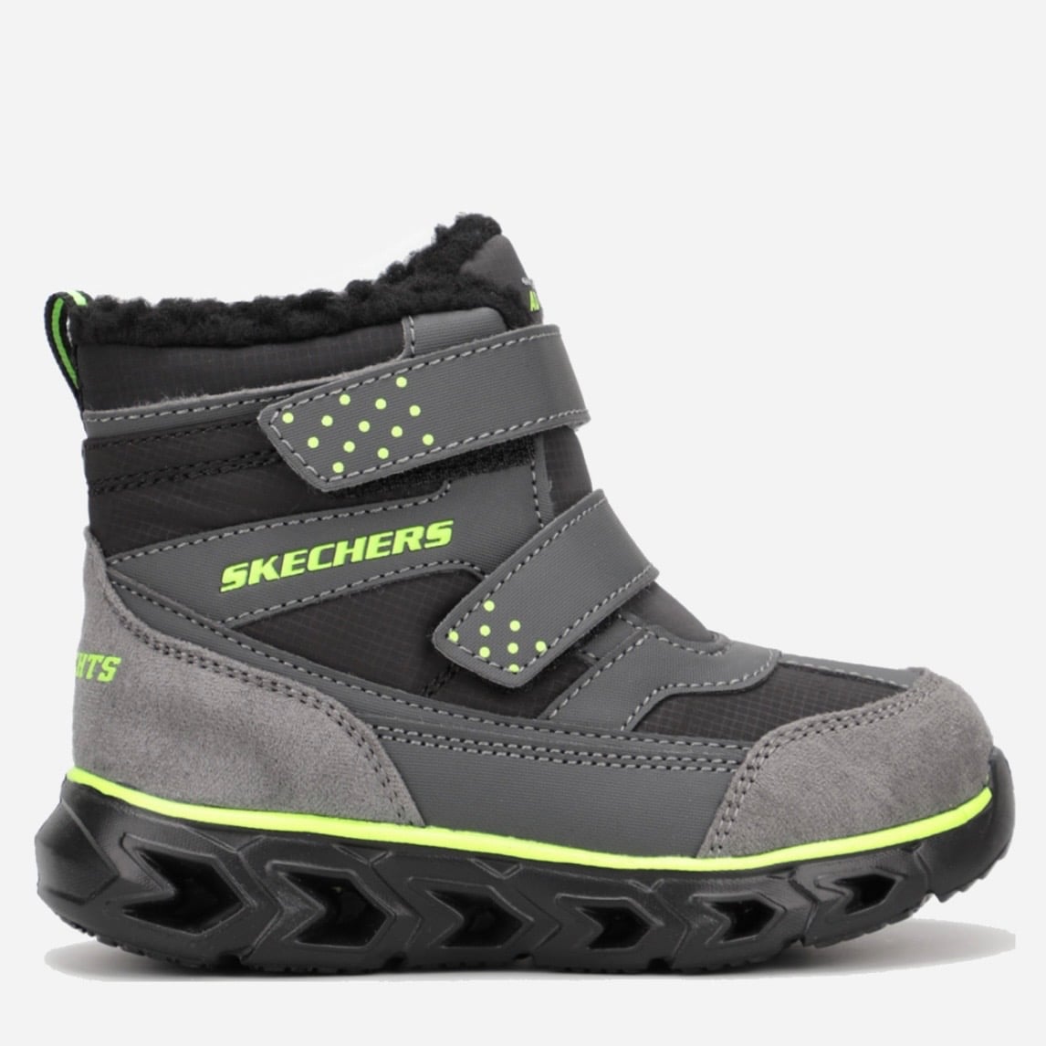 Ботинки детские Skechers с мигалками на мальчика р. 25 (90588N CCBK) Ботинки детские Skechers с мигалками на мальчика р. 25 (90588N CCBK)