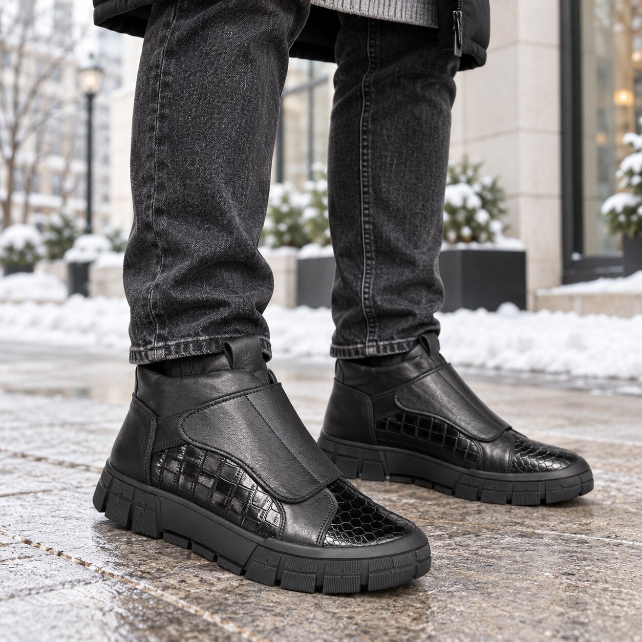 Ботинки зимние мужские Fashion р. 45 29,5 см (6535)