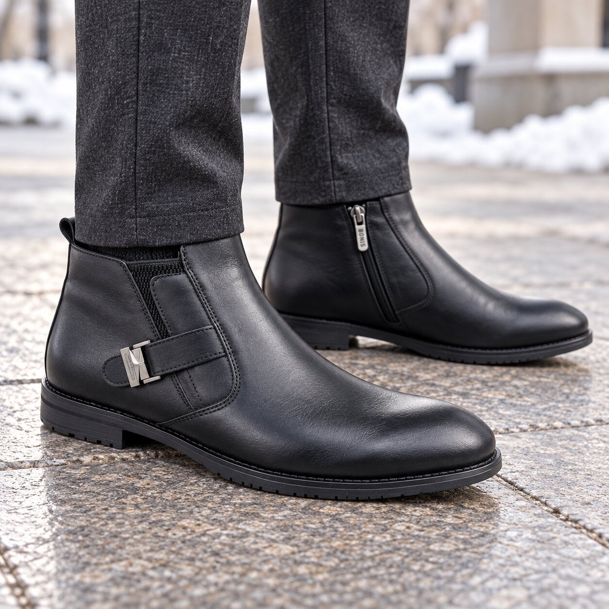 Ботинки зимние мужские Fashion р. 40 27 см (6522)