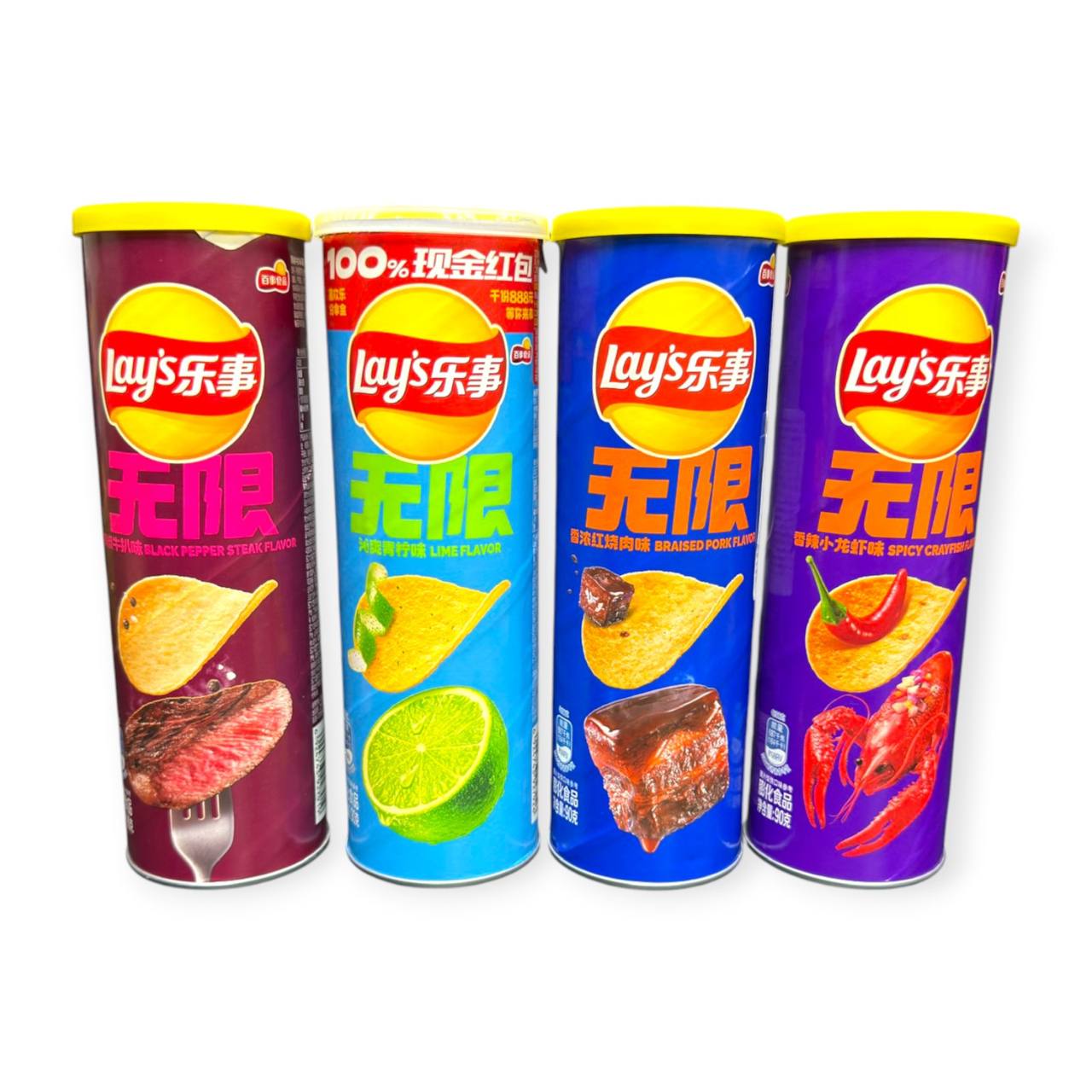 Чипси Lay‘s Stax Exotic Flavours 90 г набір 4 шт. (41)