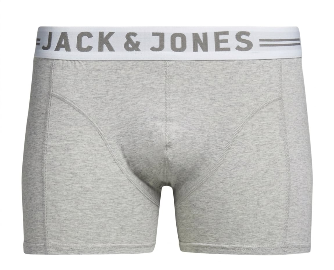 Труси чоловічі боксери Jack & Jones ADDITIONAL L Сірий (98564)