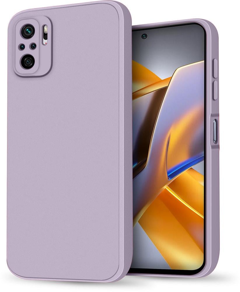 Силиконовый чехол HardCorner Xiaomi Poco M5s (с микрофиброй) Lilac (34849-3B)