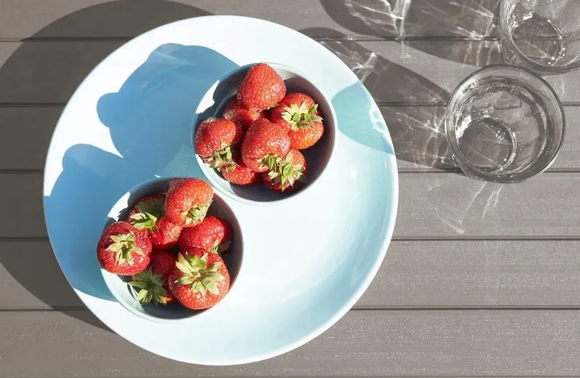 Стол для сада Keter Lyon раскладной Капучино (232296) - фото 6