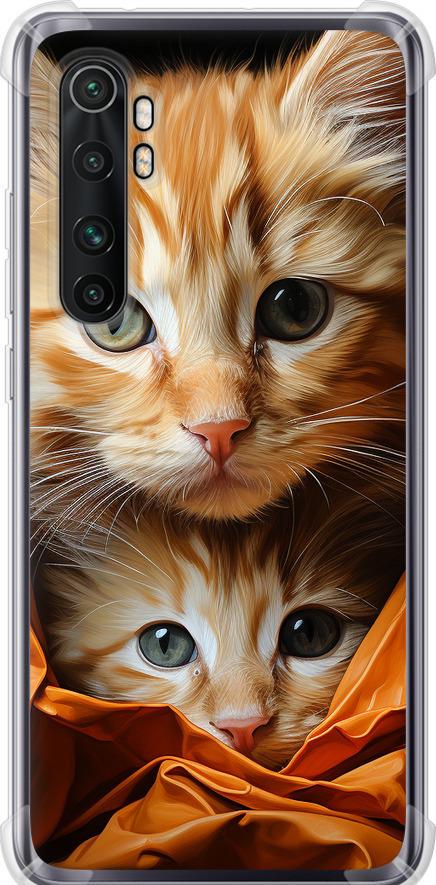 Чехол на Xiaomi Mi Note 10 Lite Котики 2 (5664sp-1937-42517)