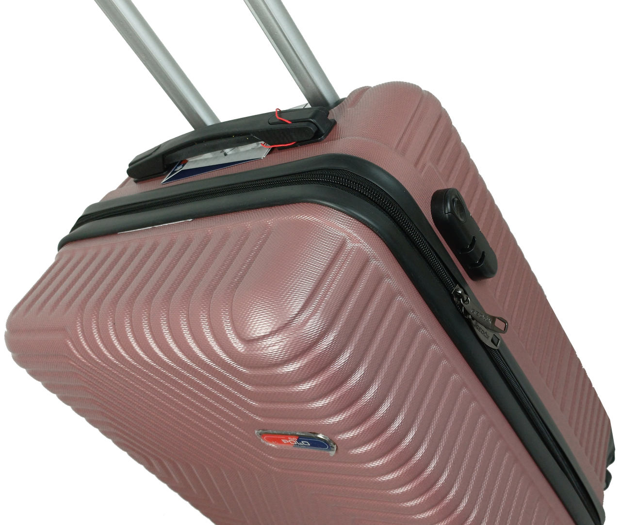 Валіза мала пластикова на колесах GD Polo 45 л Пудра - фото 4 Валіза мала пластикова на колесах GD Polo 45 л Пудра - фото 4