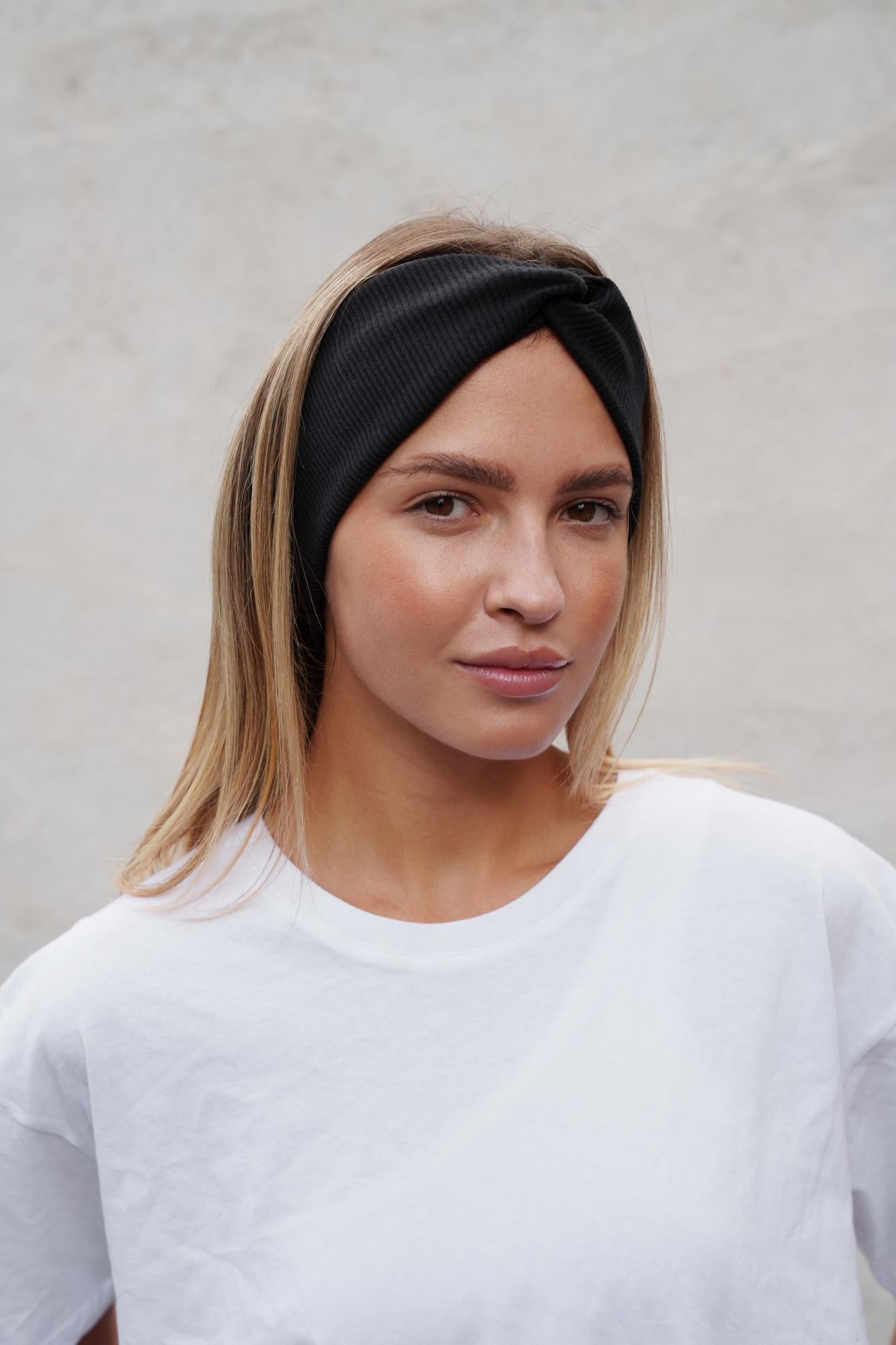 Повязка на голову женская Without Brand Horizon Black (8055998)