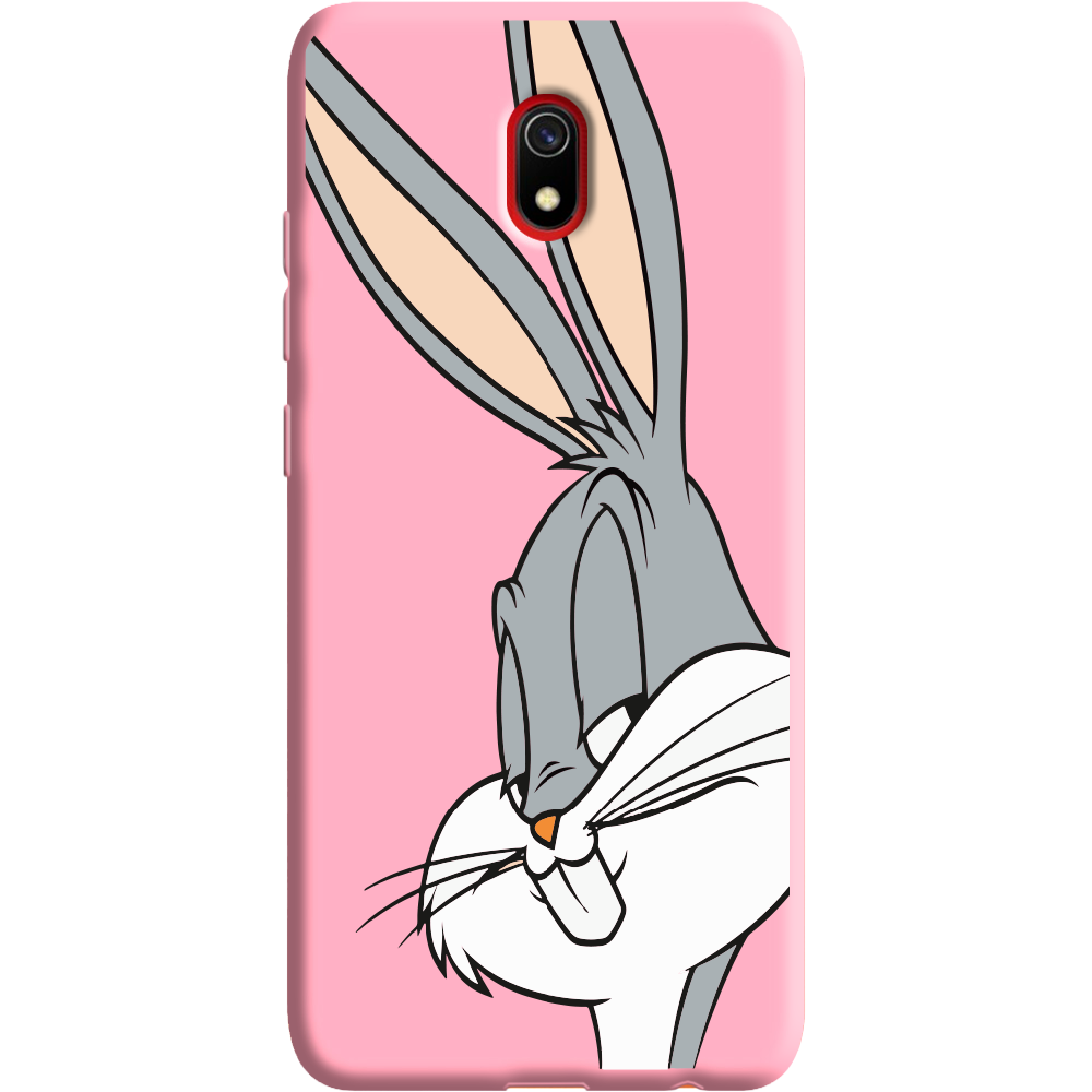 Чехол Boxface Xiaomi Redmi 8A Lucky Rabbit Розовый силикон (38341-bk81-38675)