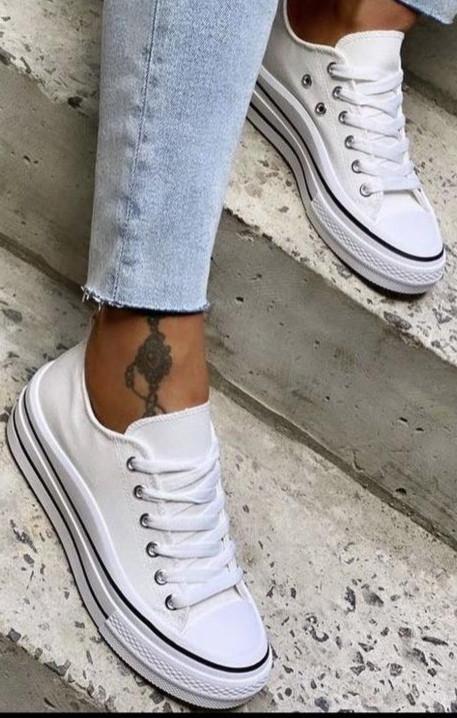 Кеди жіночі класичні текстильні р. 36/23 см (2322424022) - фото 4