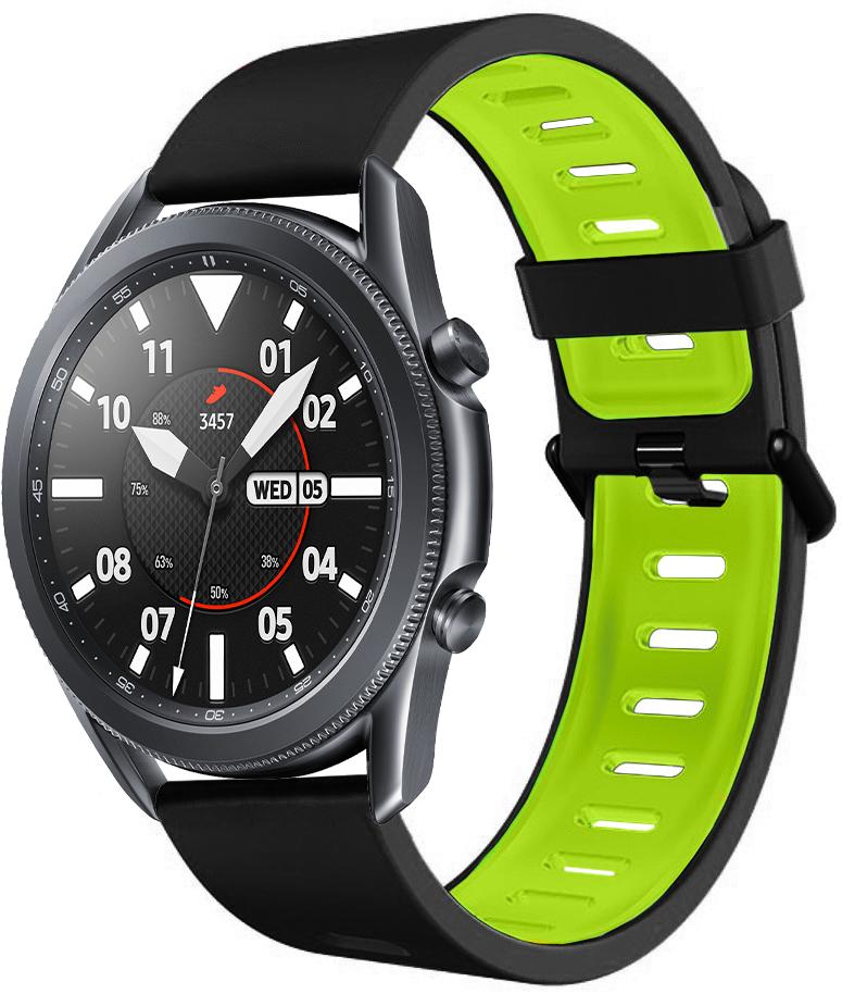 Ремешок Traf для Galaxy Watch 3 45 мм Black/Green (20418)