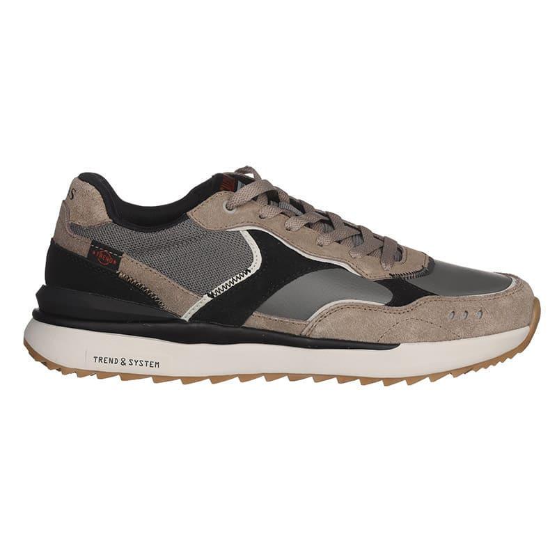 Кросівки чоловічі BaaS M7556-12C з комбінованих матеріалів р. 44 Сірий (20255) - фото 3 Кросівки чоловічі BaaS M7556-12C з комбінованих матеріалів р. 44 Сірий (20255) - фото 3