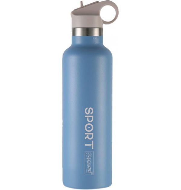 Термопляшка Maestro Sport 750 мл Синій (MAE-MR-1639-75) - фото 1 Термопляшка Maestro Sport 750 мл Синій (MAE-MR-1639-75) - фото 1