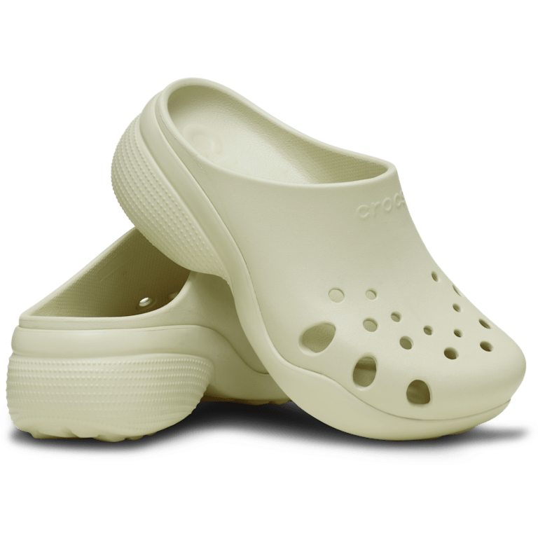 Крокси жіночі Crocs Clog Platform Aura р. 37-38 Бежевий (22733)
